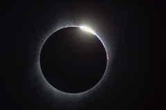 End of totality. Diamond ring