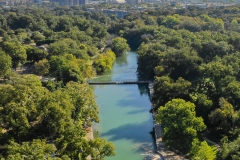 Barton Springs is empty. All the dams are full and the rivers overflowing but no place to swim.  Finally a pretty day.