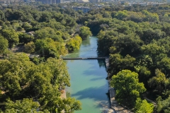Barton Springs is empty. All the dams are full and the rivers overflowing but no place to swim.  Finally a pretty day.